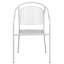 Fauteuil de patio en acier à dossier courbé Chanea-24678818