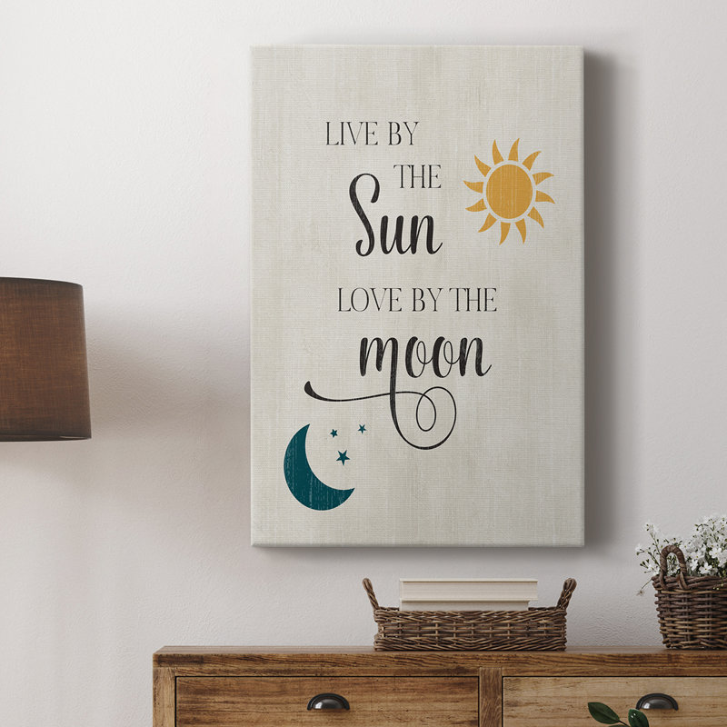 Soleil et lune - galerie Cavas sur mesure, H 18 po x l 12 po