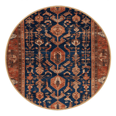 Tapis brun lavable à la machine