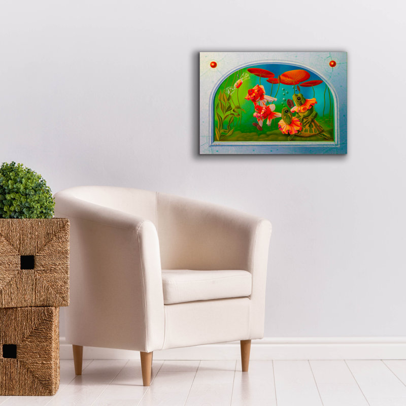 "Bait" par Valery Vecu Quitard, H 18 po x l 26 po x P 0,75 po