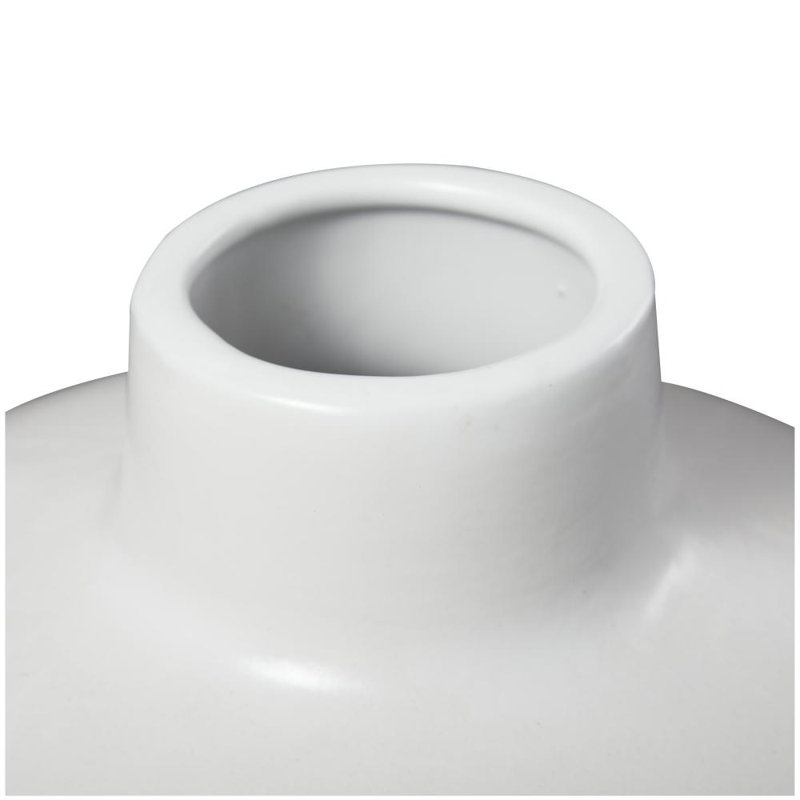 Vase de table en céramique Mable, Blanc
