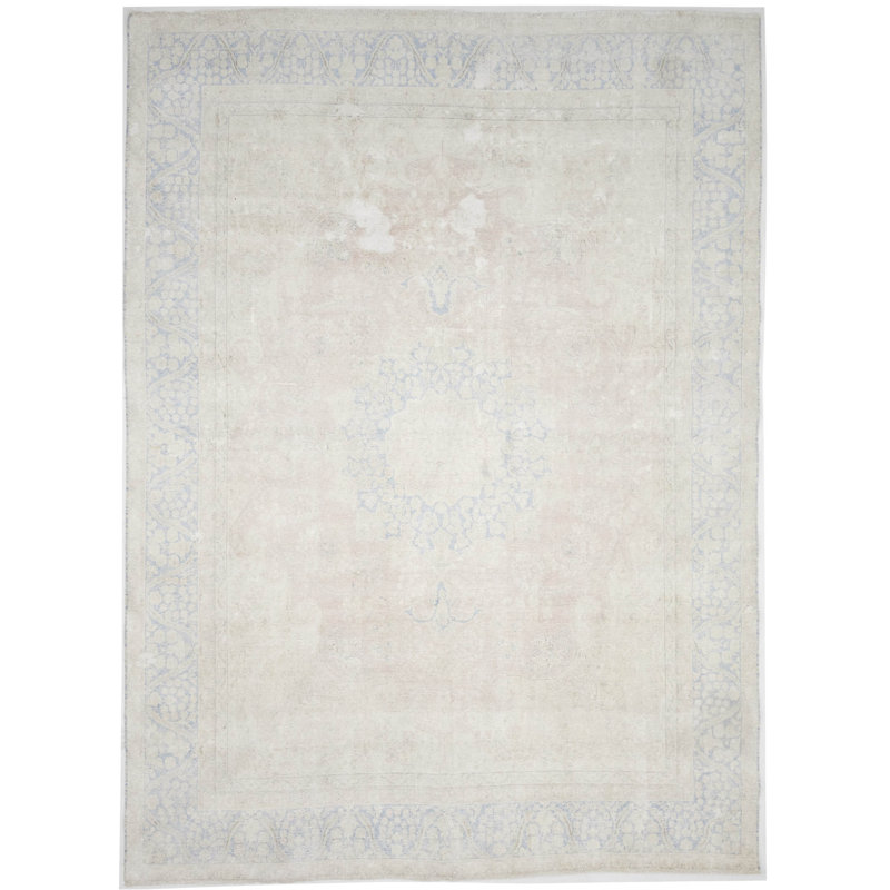 Tapis oriental antique délavé 9 pi 3 po x 12 pi 7 po