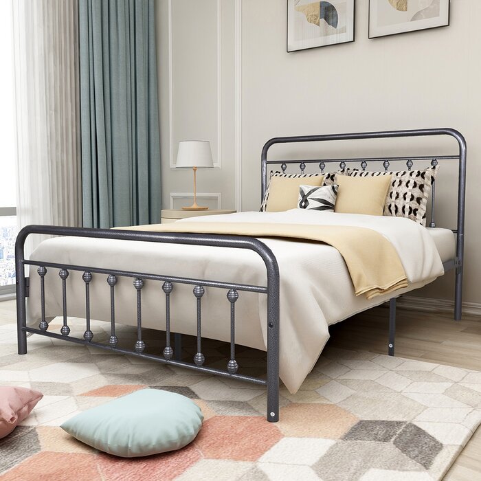 Lark Manor Hidalgo Metal Platform Bed & Reviews | Wayfair