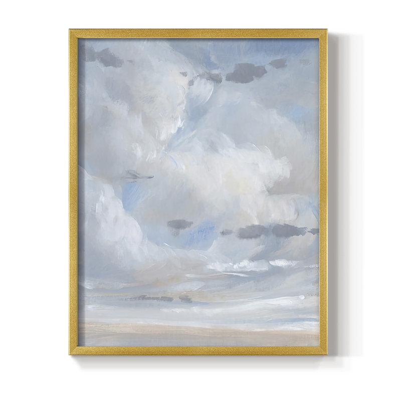 Sky Blue II  Framed Print - Solid Wood