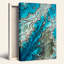 Art mural sur toile turquoise et rose-133562882