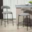 Tabourets de bar rembourrés en tissu Teddy-1396198785