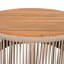 Table basse pour l'extérieur en corde de rotin et bois d'acacia-125534782
