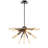 Spiked 3-Light Chandelier