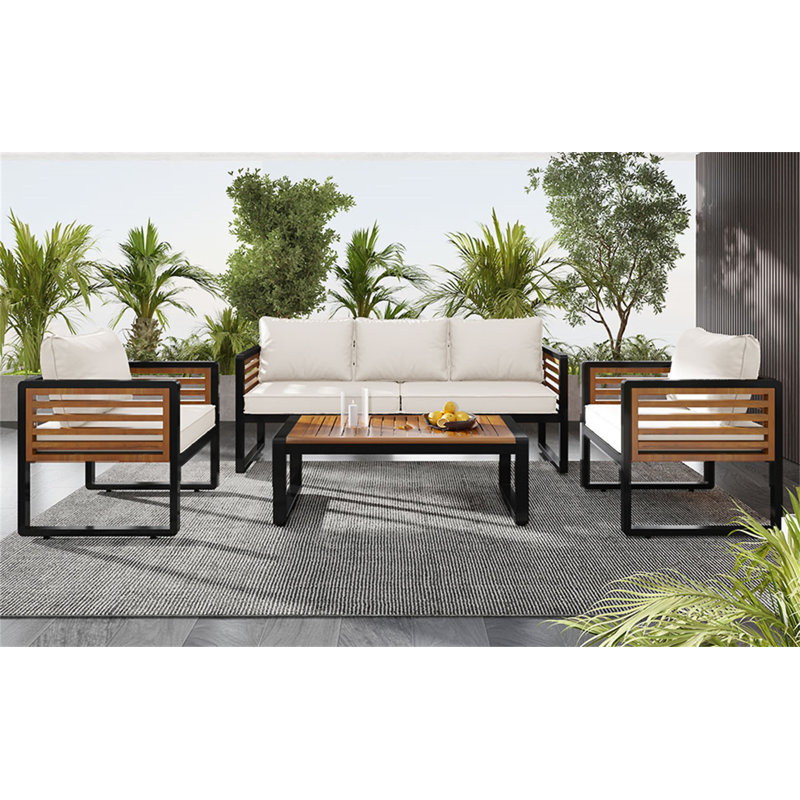 Ensemble de conversation pour grand canapé 4 pièces pour 5 personnes