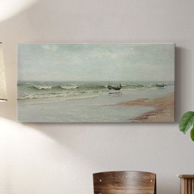 Série nautique-CDXLIX- Toile tendue avec châssis - Prêt à accrocher