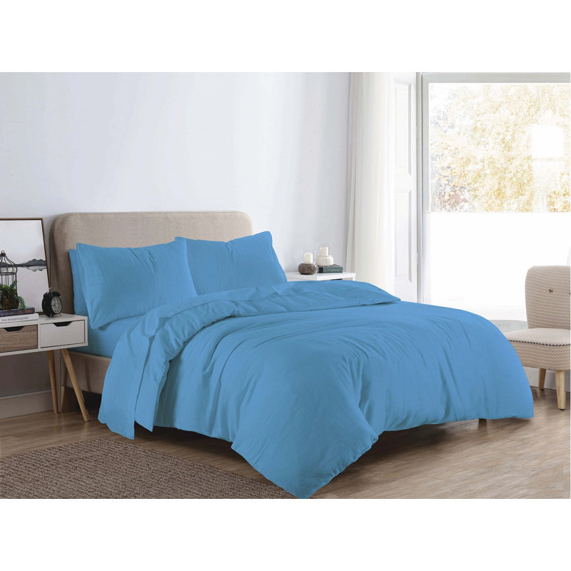 NZ Flannel Duvet Cover Set with Pillowcases, Super King, Pink