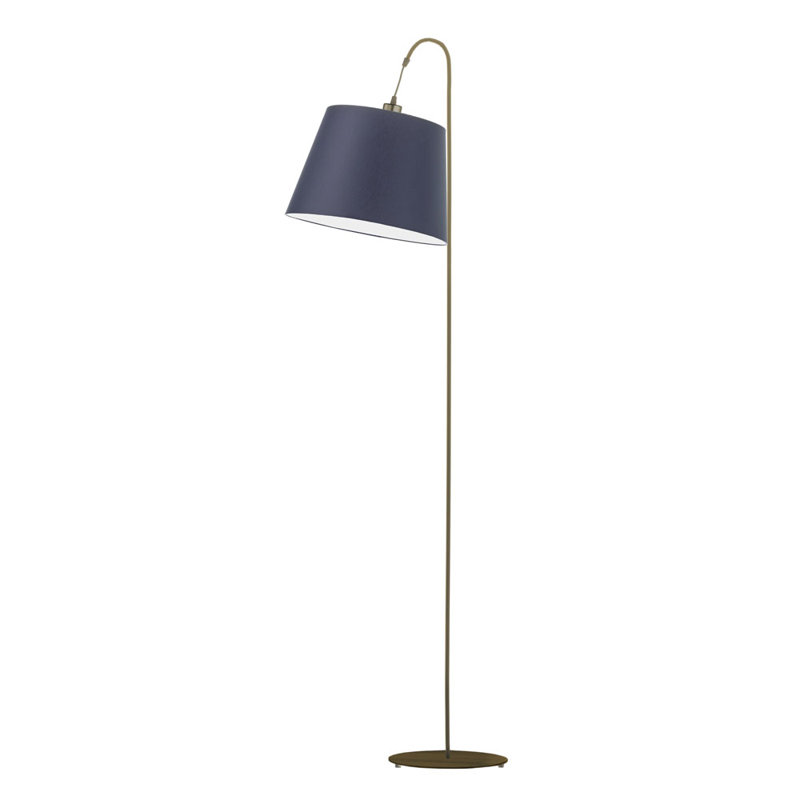 Salom 171cm Traditional Floor Lamp, Navy