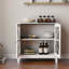Armoire de cuisine avec double porte vitrée