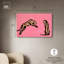 "Pink Panther", reproduction d'art sur toile par Art Remedy, galerie tendue, 45 x 30-15753217-15753216