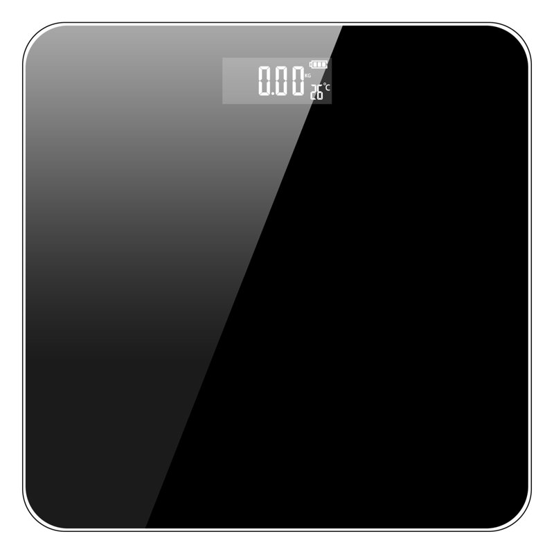 Symple Stuff Adon Digital Bathroom Scale