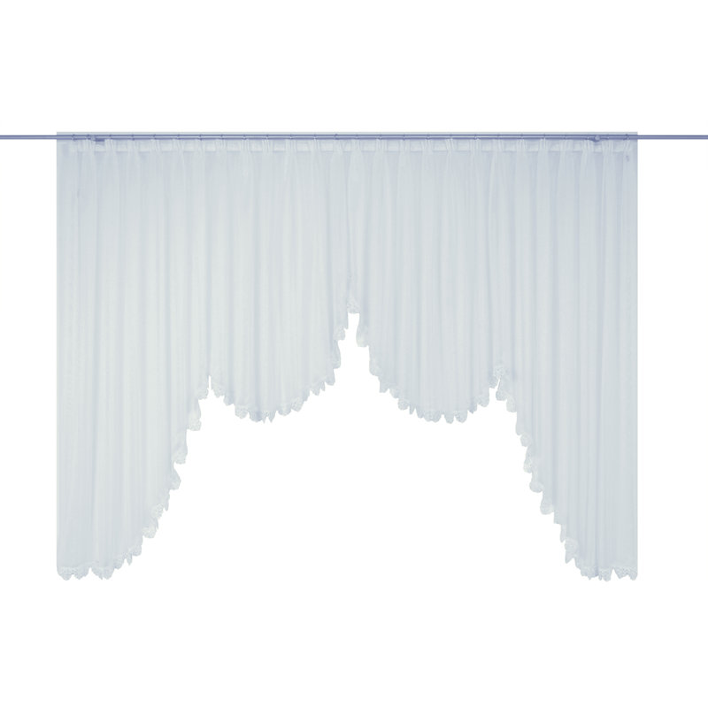 Colmenero Semi Sheer Single Curtain Panel, 600 W x 125 D cm