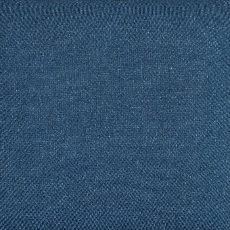 Ensemble de 2 tabourets de comptoir rembourrés avec garniture cloutée, Bleu