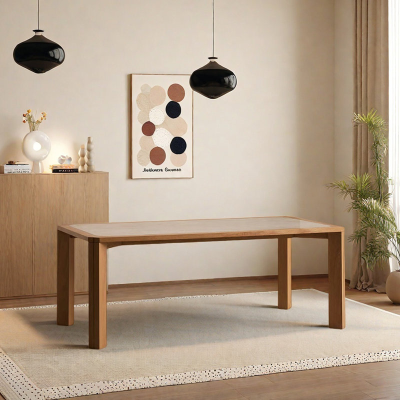 Table de salle à manger Simple Rock, H 29,52 po x L 70,86 po x l 35,43 po