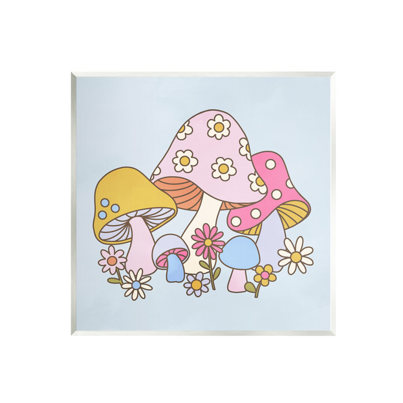 Champignons à motif Groovy par Victoria Barnes