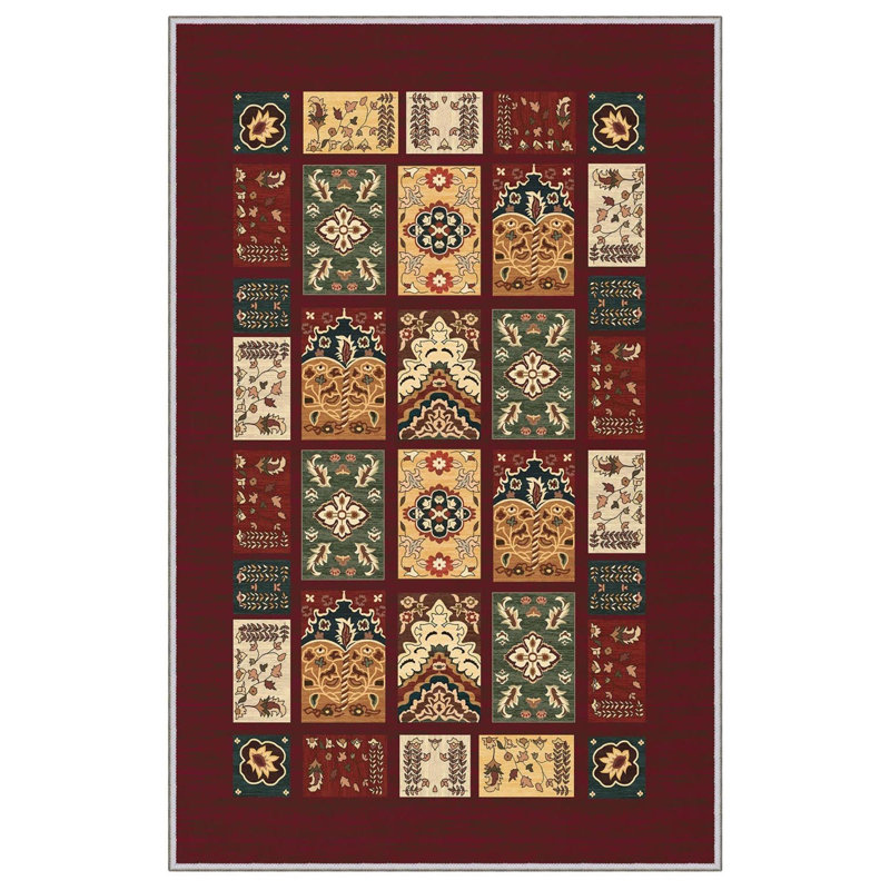 Premium 3D Printed Area Rug, 5.2 x 7.5 Feet, 100% Polyester, 650 g/m² | Antibacterial, Non-Slip PVC Dot Underside, Machine Washable | Ideal for Living Room, Bedroom & Home Decor, Soft Pile Height: 0.3 Inches