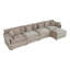 Canapé-lit en chenille moderne avec repose-pieds-1076184509-1076184511