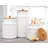 Ceramic / Porcelain Canister - Set of 3