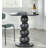 Spheres Round Solid Wood Base Dining Table