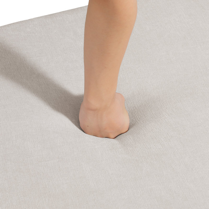 Repose-pieds triangulaire Caras, Sable pâle