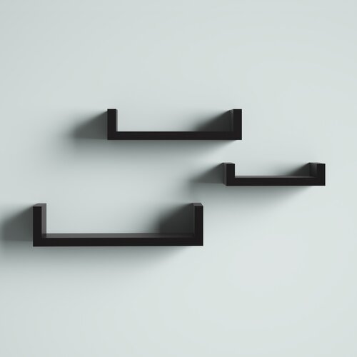 Zipcode Design™ Wickes 3 Piece Floating Shelf & Reviews | Wayfair