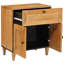 50cm W Solid Wood Bedside Table-2108288872