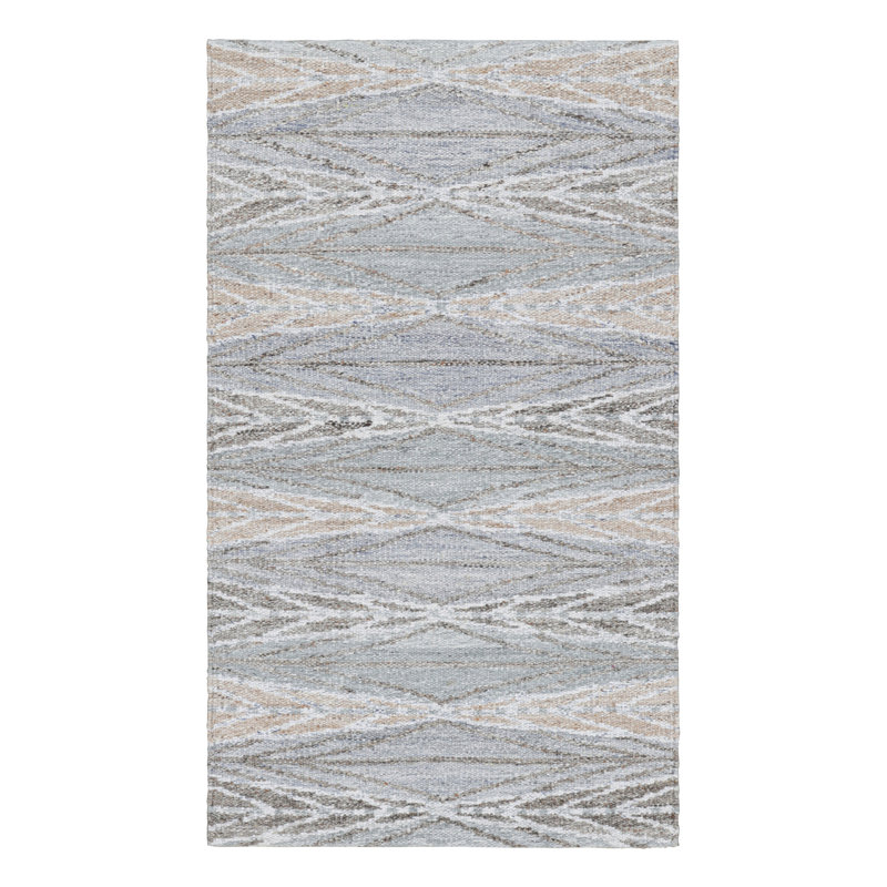 Scandinavian Wool Geometric Area Rug, Runner 2'6" x 10'