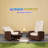 Comfy Swivel Recliner,Outdoor Wicker Swivel Recliner Chair-1968413986