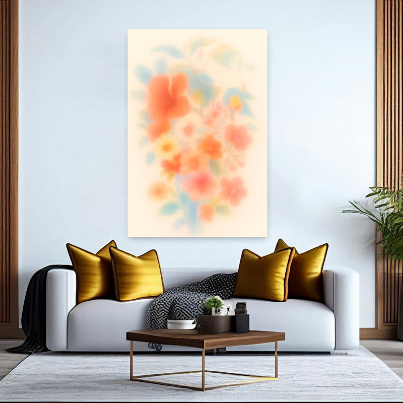 Art contemporain contemporain abstrait, H 60 po x l 40 po