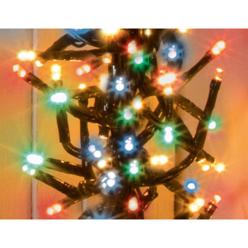 480 Multi Action Cluster String Lights, Multicolour