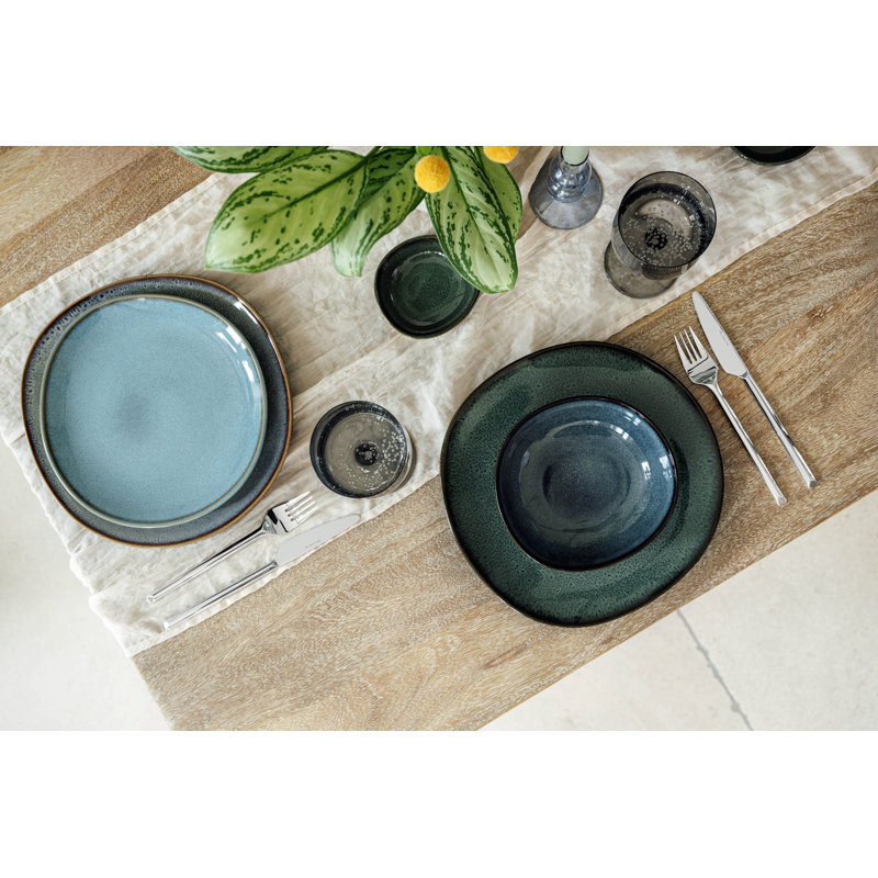 Villeroy & Boch Lave Glace Salad Plate, Glacier Blue