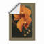 Orange Orchid Study Botanical - Print-1291646345-1291646338