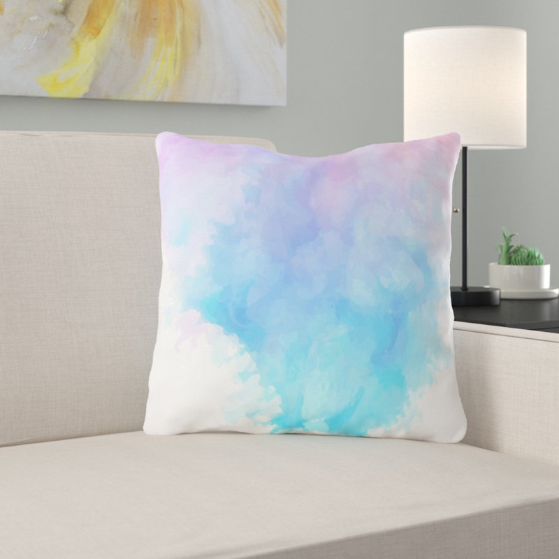 Coussin trois couleurs Boan, Microsuède, Intérieur