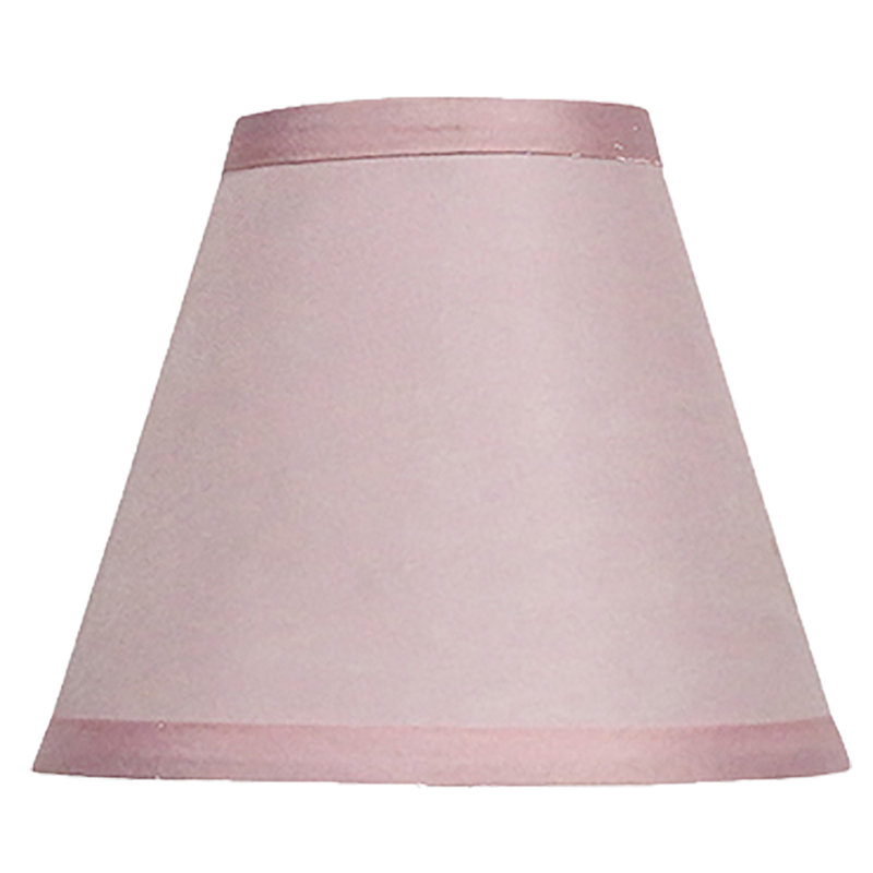 5'' H Satin Empire Lamp Shade, Pink