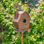Piquet de nichoir en fer de forme heptagonale en cuivre antique de 76 pouces « Wallingford »