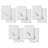  100% Turkish Cotton FERN TOSS Scallop 2PC Embellished Fingertip Towel Set-1763481338-1763481336