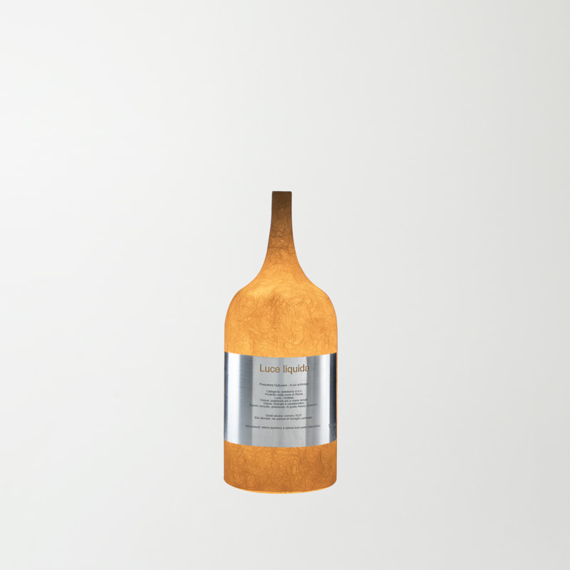 Luna Resin Novelty Lamp, Orange