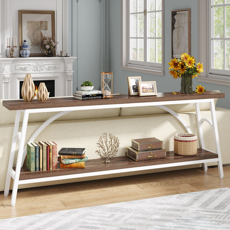 Console 70,86 po Merga, Brun / blanc
