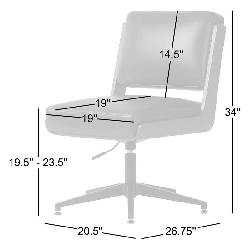 Landon Leather Swivel Task Chair