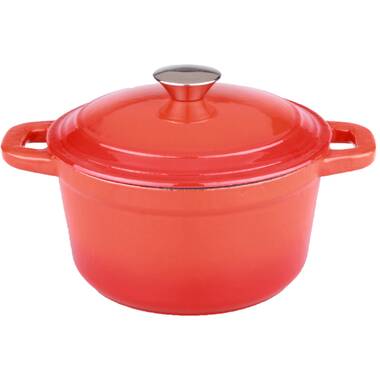 BergHOFF Neo 5 qt Cast Iron Oval Covered Casserole, Green