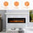 Rayva Front-Venting Recessed and Wall-Mounted Electric Fireplace -509858906