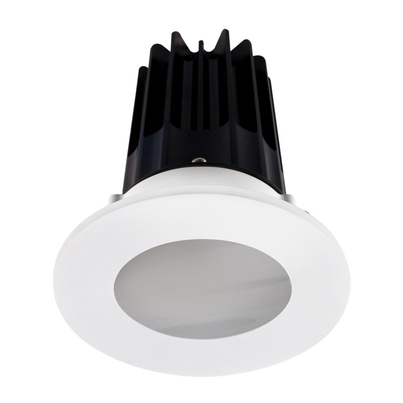 3.13'' Remodel LED Retrofit Recessed Lighting Kit, Black/White, 4000K, 1020