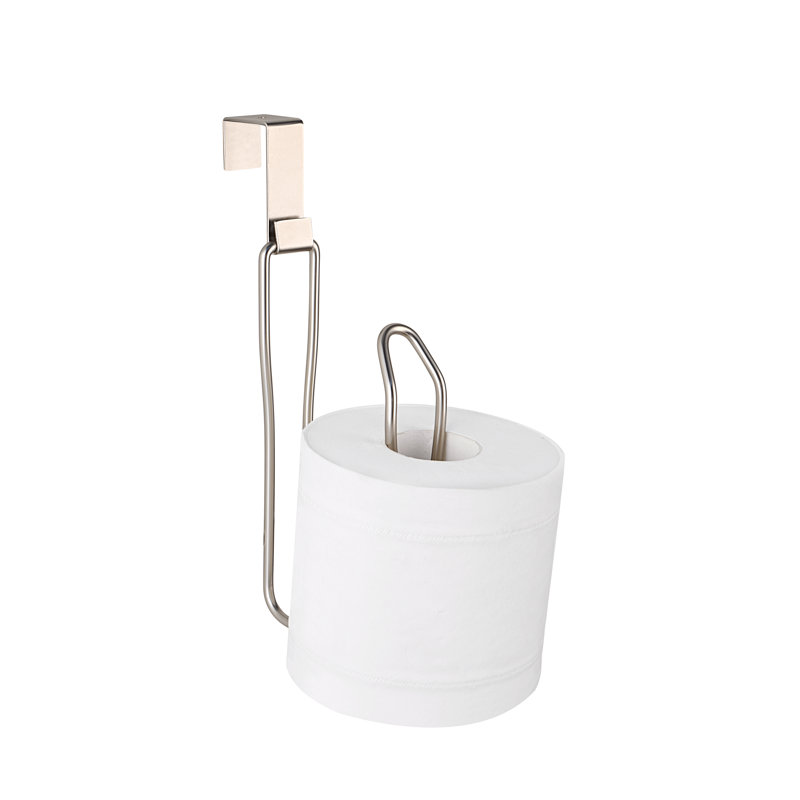 Porte-rouleau de papier hygiénique et réserve, Nickel satiné
