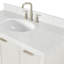 Ensemble de meuble-lavabo simple en bois massif de 48 po avec plateau en quartz Carrara blanc de 1,5 po Haun-887759778-887759789-887759790