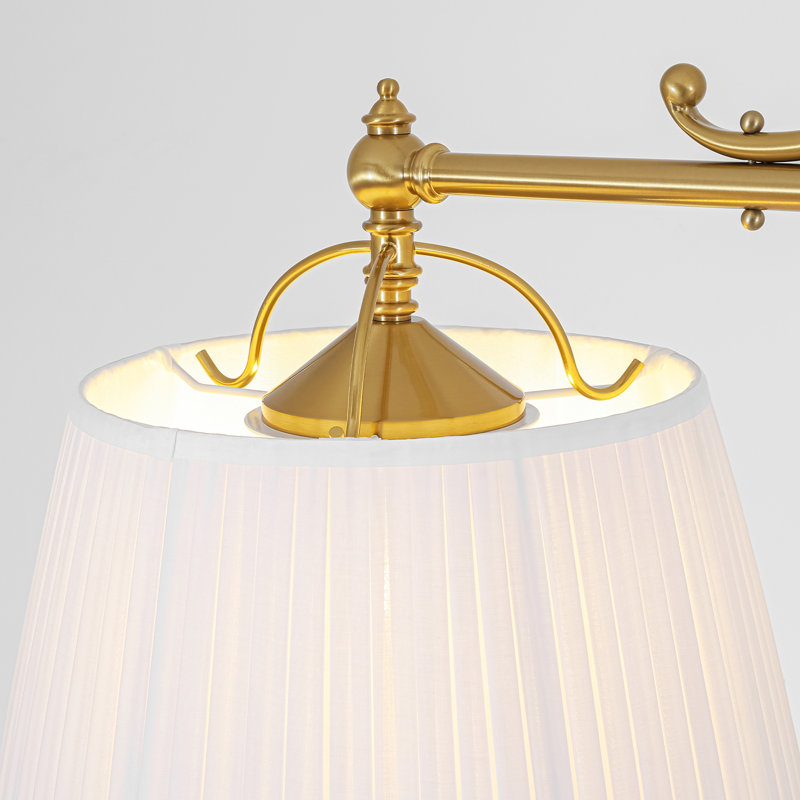 Luminaire suspendu pour îlot de cuisine 2 lumières en tissu
