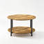Ensemble de table de salon 3 pièces avec table basse et tables de bout Hesvarn